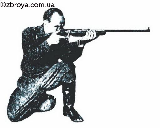 Стрельба с колена